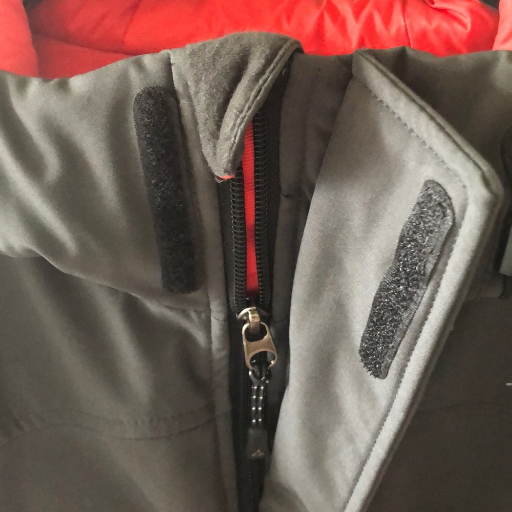 Gray Down & Feather Winter Jacket - image 3